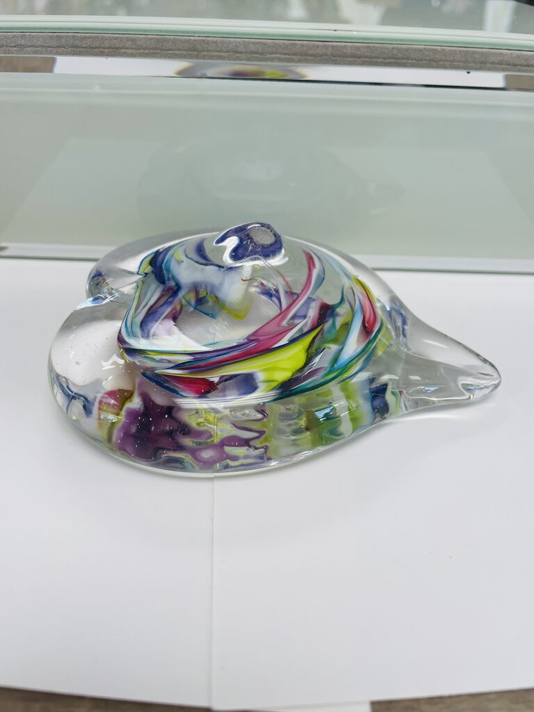UNITY IN GLASS PAPER WEIGHT