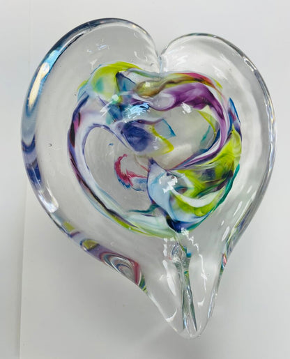 UNITY IN GLASS PAPER WEIGHT