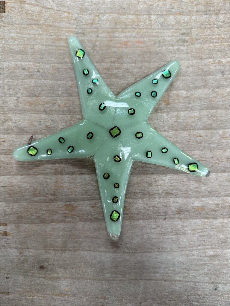 SIGNED GLASS STARFISH