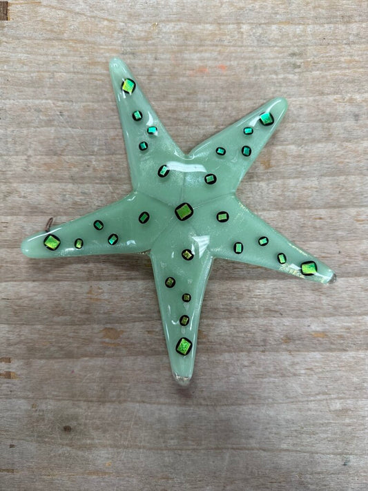 SIGNED GLASS STARFISH