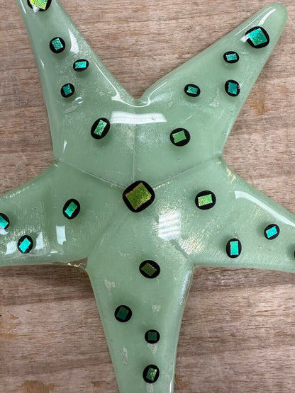 SIGNED GLASS STARFISH