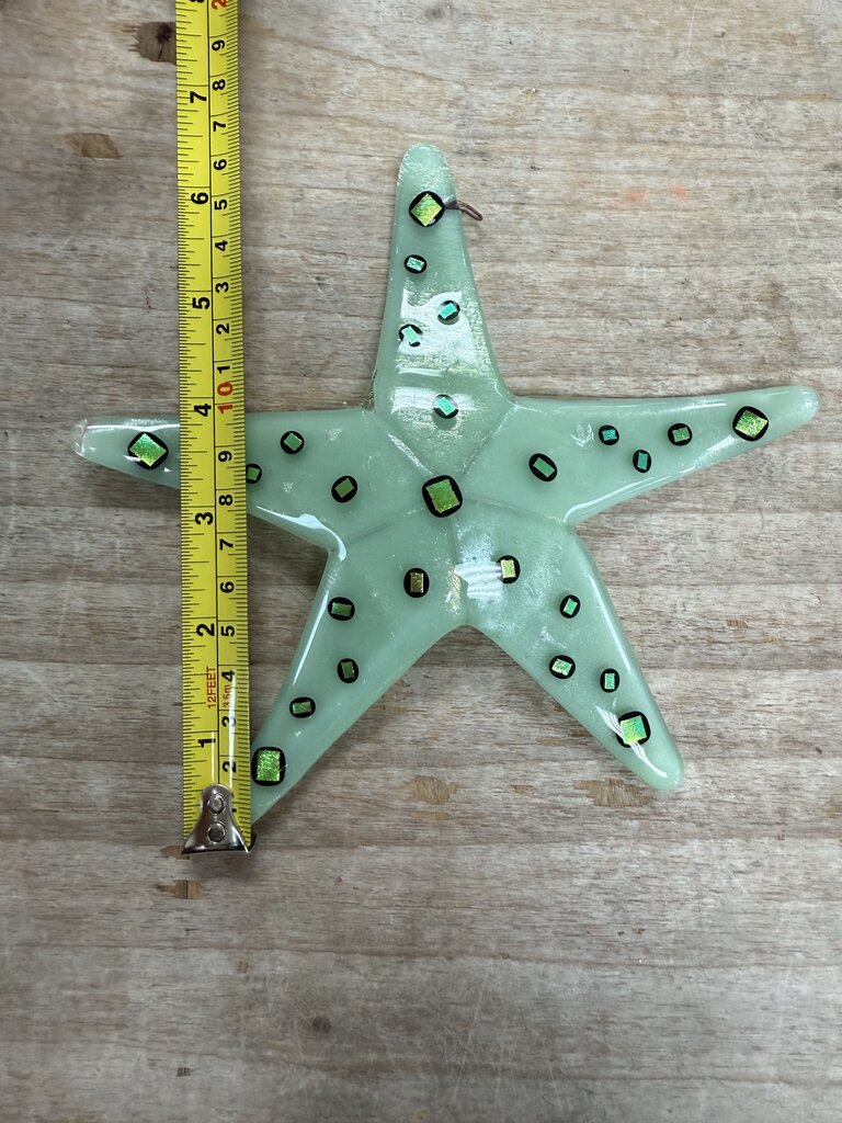 SIGNED GLASS STARFISH