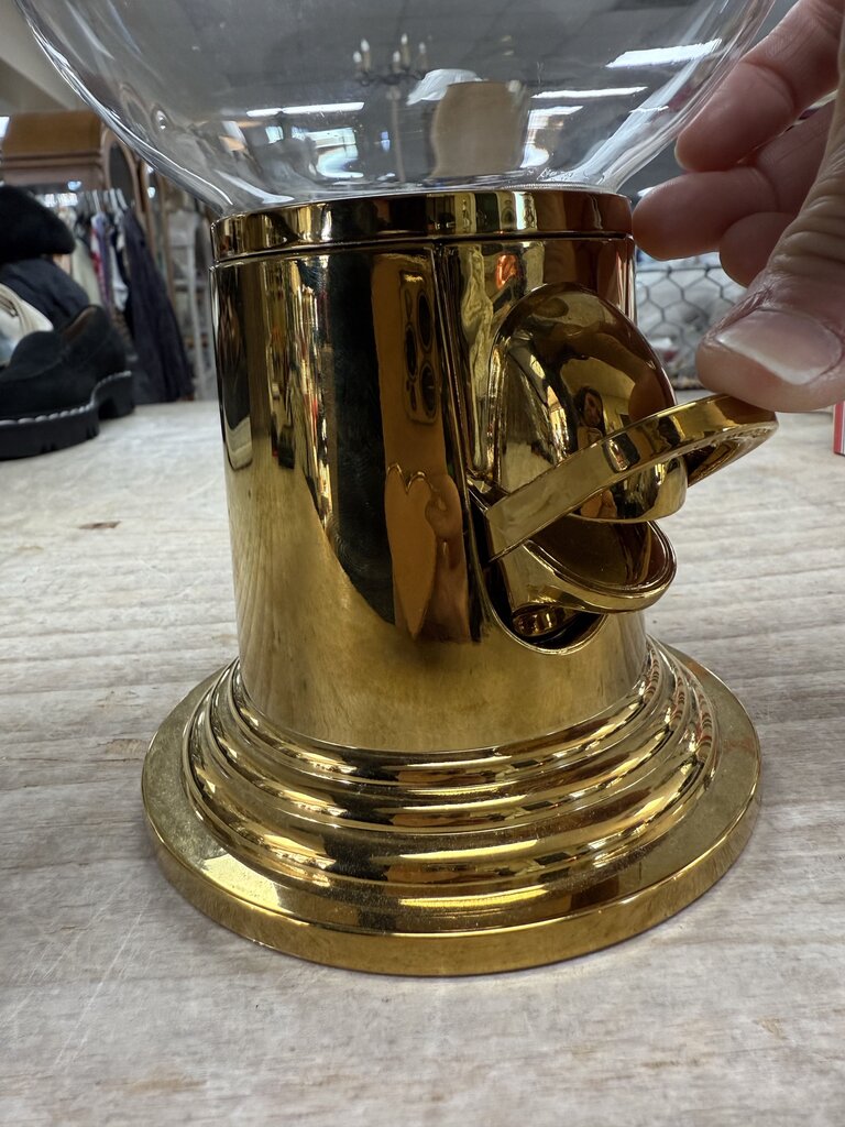 GODINGER GOLD TONE CANDY DISPENSER