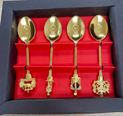 BUCKINGHAM PALACE SOUVENIR 22KT PLATED SPOONS