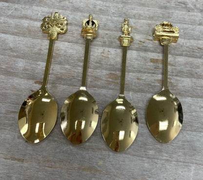 BUCKINGHAM PALACE SOUVENIR 22KT PLATED SPOONS