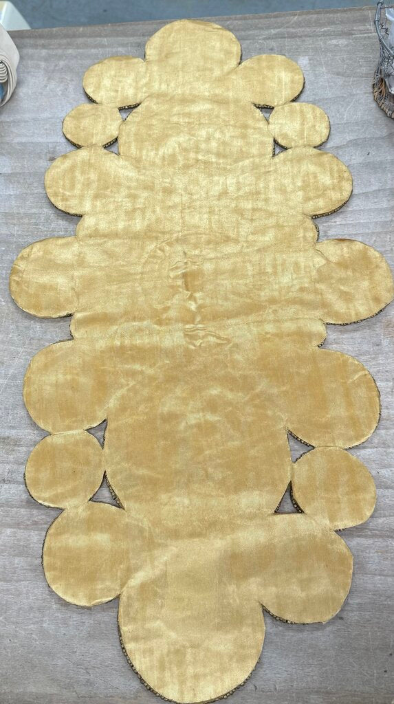 HAND BEADED ART DECO TABLE RUNNER