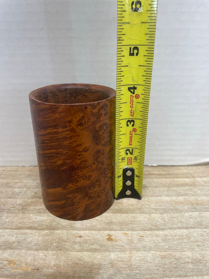 THUYA WOOD PEN HOLDER CUP