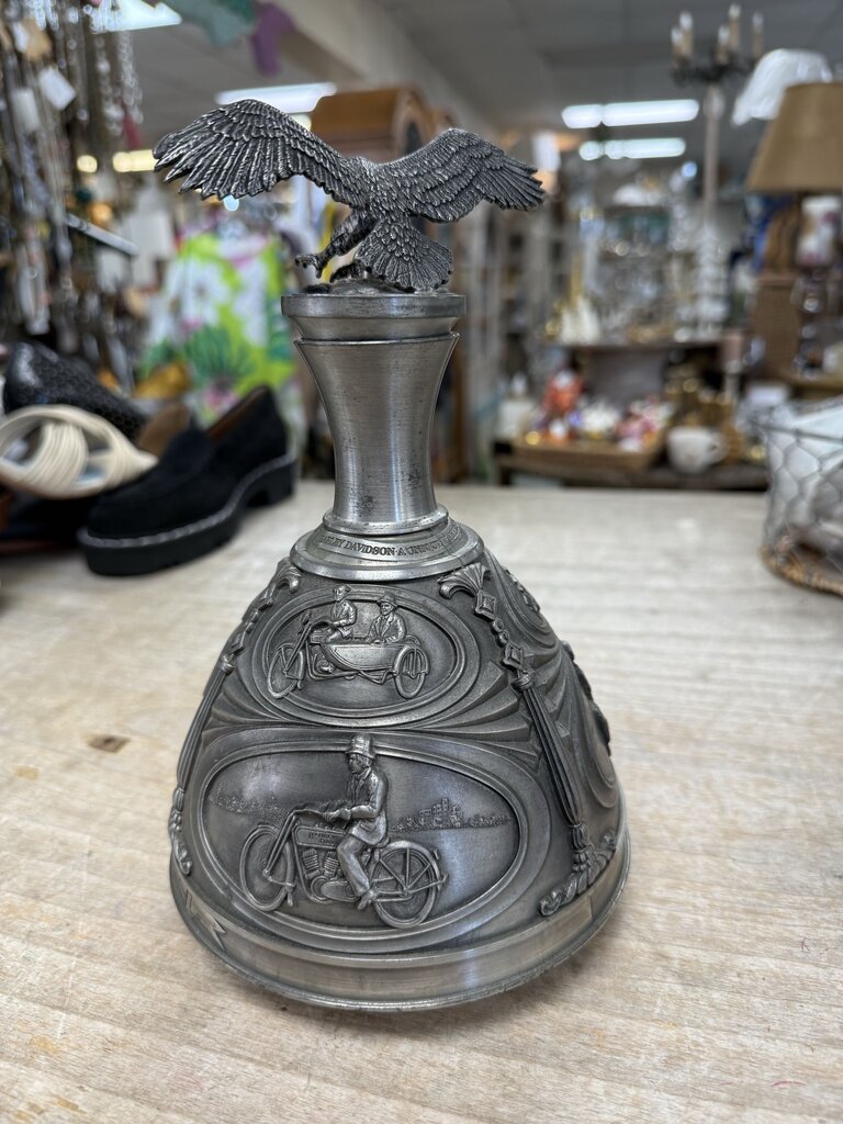 HARLEY DAVIDSON PEWTER DECANTER THE MOST DESIRABLE
