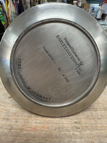 HARLEY DAVIDSON PEWTER DECANTER THE MOST DESIRABLE