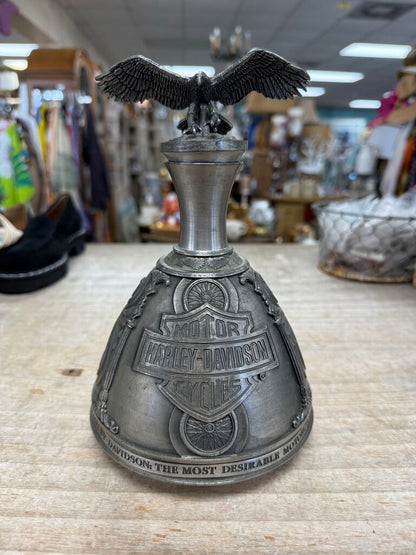 HARLEY DAVIDSON PEWTER DECANTER THE MOST DESIRABLE