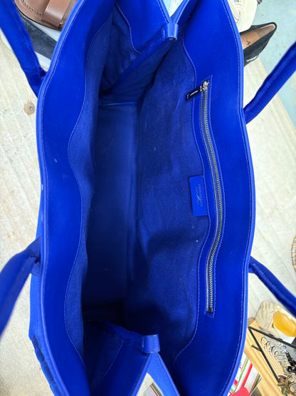 FERRAGAMO BLUE NYLON TOTE