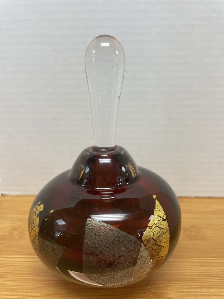 SIGNED VINTAGE PERFUME BOTTLE