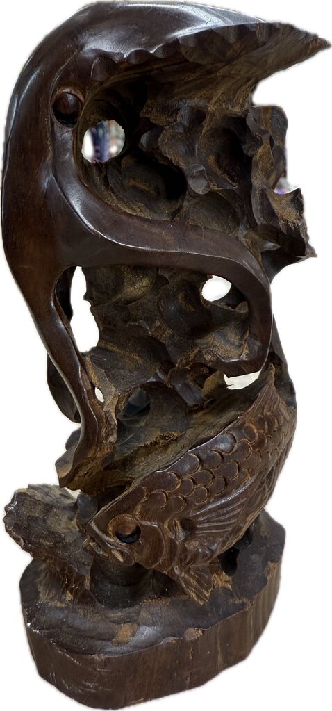 COASTAL HAND CARVED WOODEN DECOR