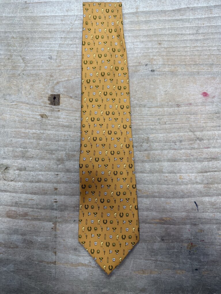FERRAGAMO GOLDEN COLOR TIE