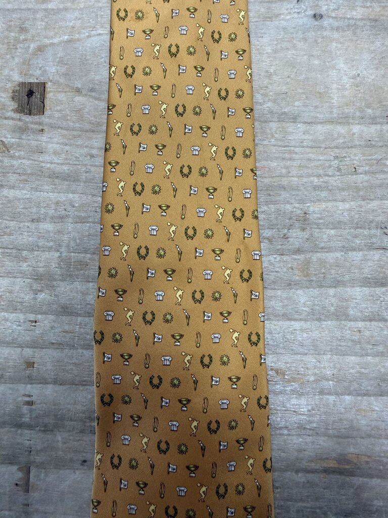FERRAGAMO GOLDEN COLOR TIE