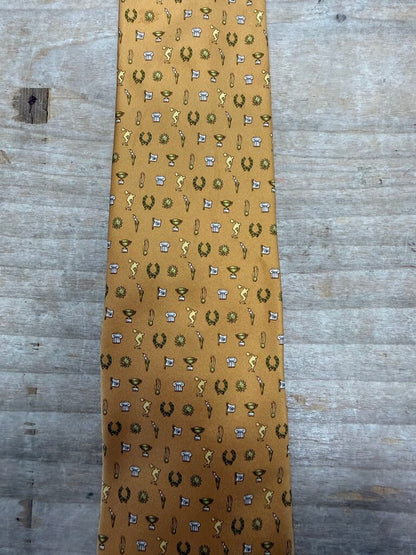 FERRAGAMO GOLDEN COLOR TIE