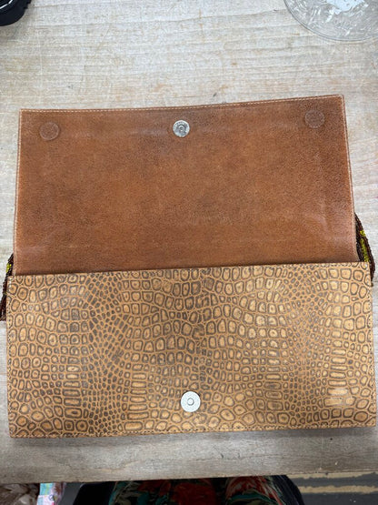 MARIA CONSTANZA BEADED RUNWAY SHOULDER BAG WITH EXTRA STRAP