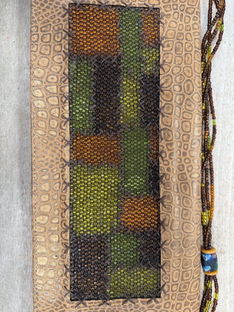 MARIA CONSTANZA BEADED RUNWAY SHOULDER BAG WITH EXTRA STRAP