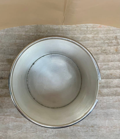 BARKER ELLIS SILVER PLATED NICKLE BISCUIT BARREL AS IS 5.5"x7"