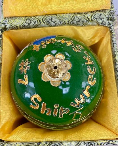 KITTY KELLER WEBER STATE CHRISTMAS CLOISONNE ORNIMENT