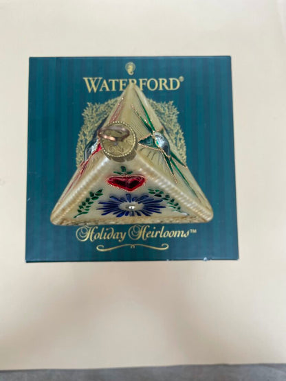 VINTAGE WATERFORD PYRIMID ORNAMENT