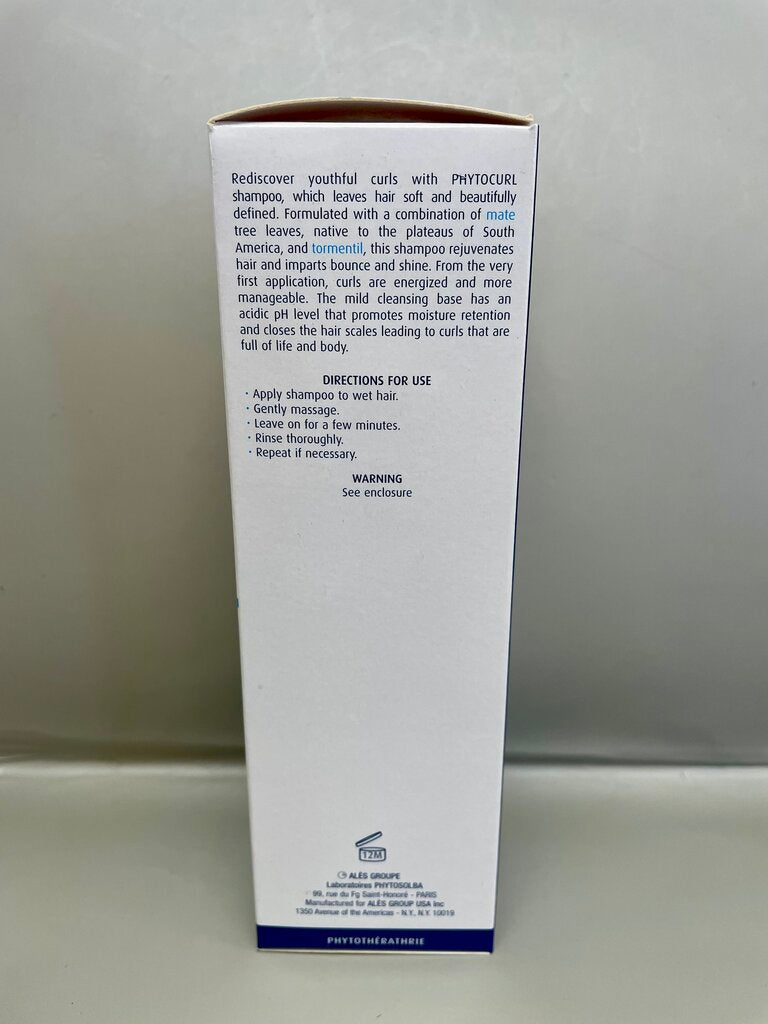 NEW SET OF 3 6.7 FL OZ PHYTO PHYTOCURL SHAMPOO