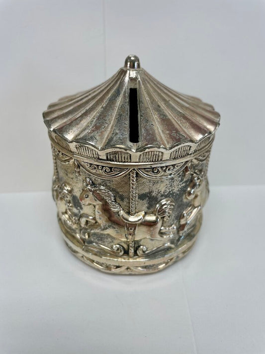 VINTAGE CAROUSEL PIGGYBANK