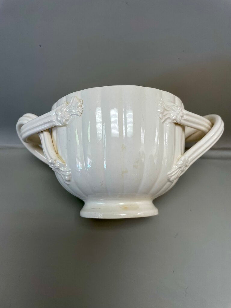 LEEDSWARE CREAMWARE CREAM AND SUGAR SET
