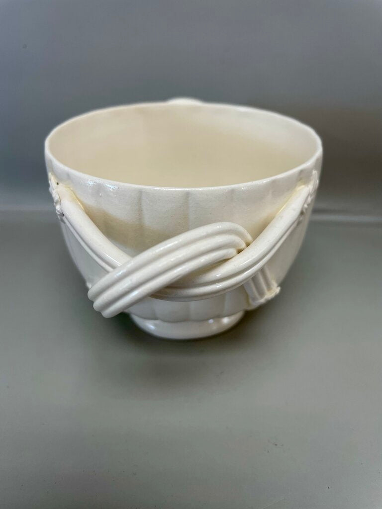 LEEDSWARE CREAMWARE CREAM AND SUGAR SET