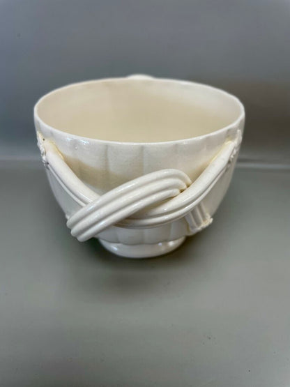 LEEDSWARE CREAMWARE CREAM AND SUGAR SET