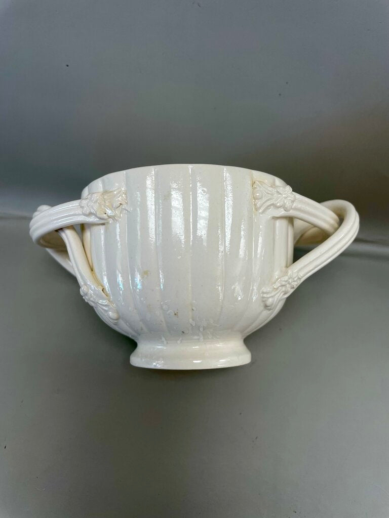 LEEDSWARE CREAMWARE CREAM AND SUGAR SET