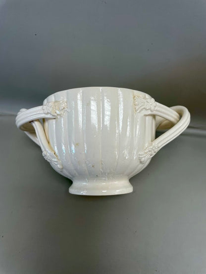 LEEDSWARE CREAMWARE CREAM AND SUGAR SET