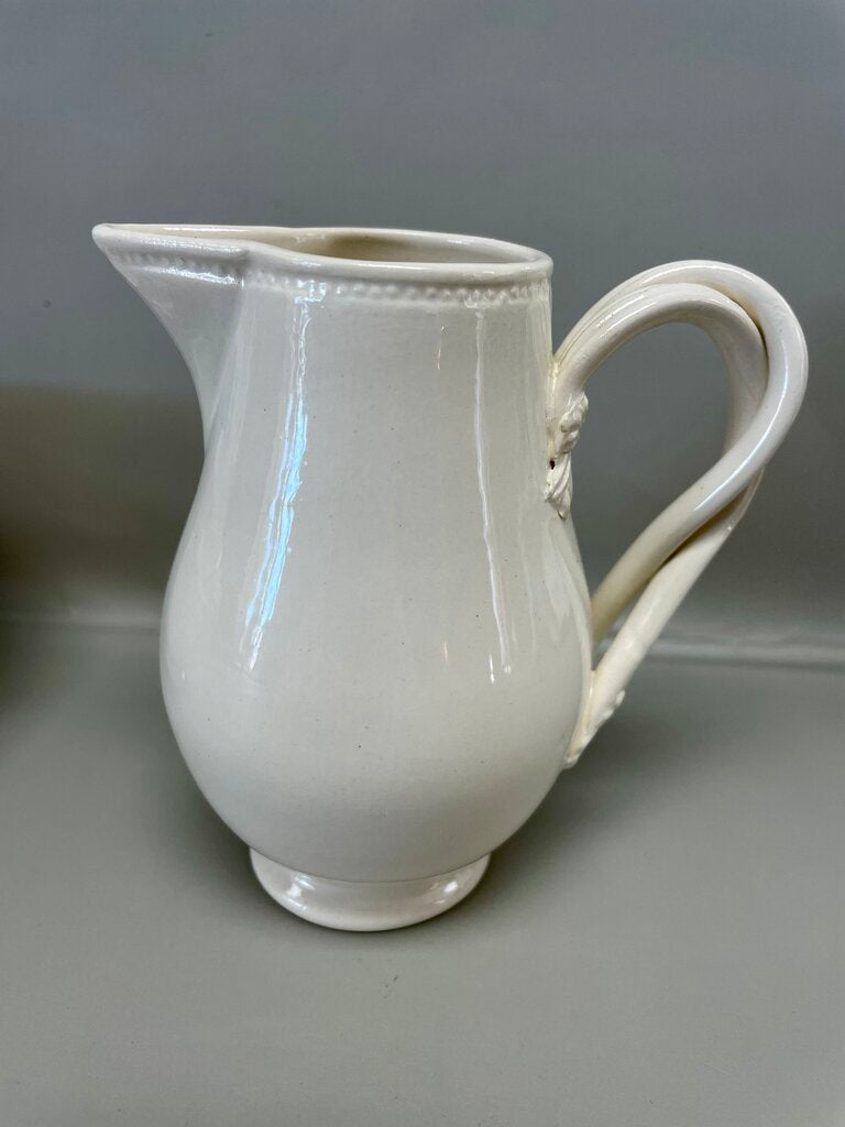 LEEDSWARE CREAMWARE CREAM AND SUGAR SET