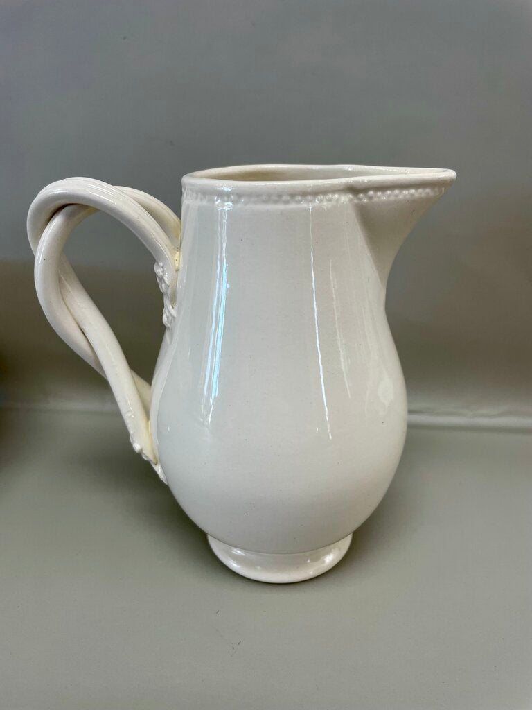 LEEDSWARE CREAMWARE CREAM AND SUGAR SET