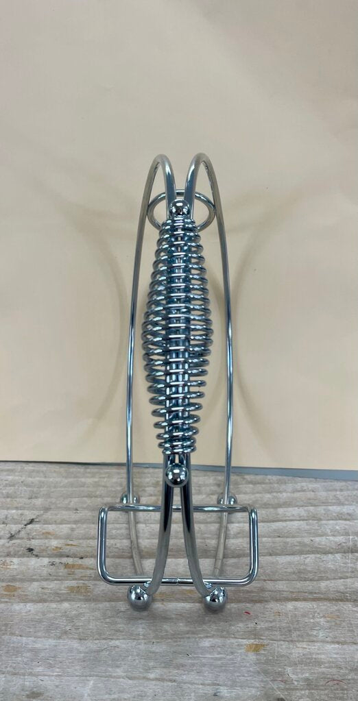 MCM CHROME WINE BOTTLE HOLDER