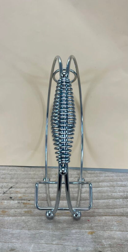 MCM CHROME WINE BOTTLE HOLDER