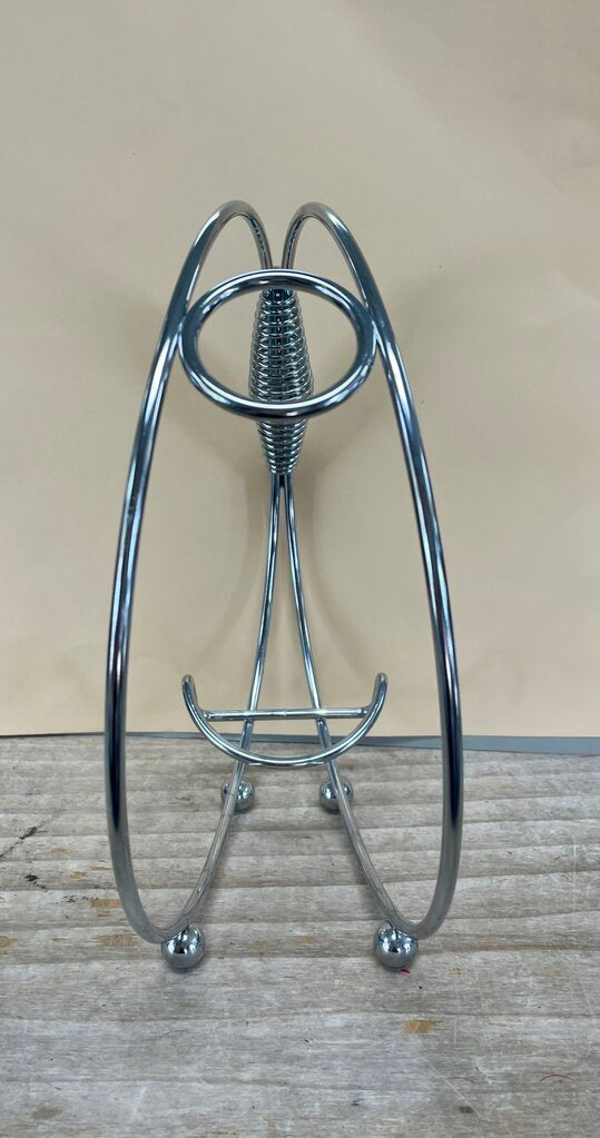MCM CHROME WINE BOTTLE HOLDER