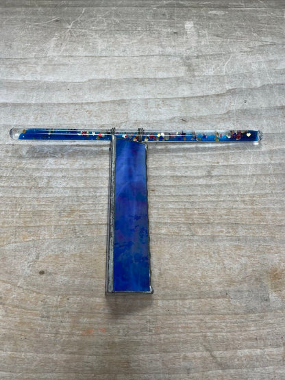 VINTAGE STAINED GLASS KALEIDOSCOPE
