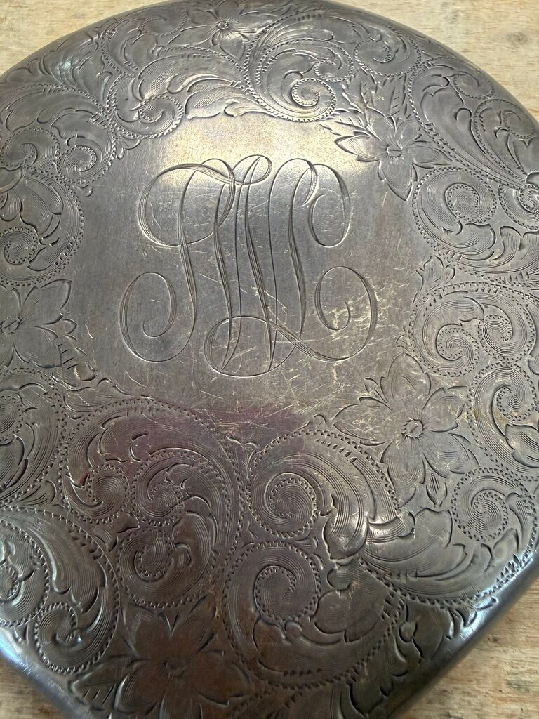 VINTAGE STERLING SILVER HAND MIRROR