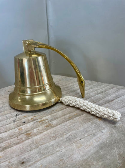 BRASS MARITIME NAUTICAL BELL 7"