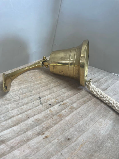 BRASS MARITIME NAUTICAL BELL 7"