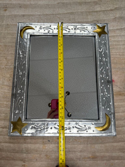 METAL STAR AND MOON MIRROR