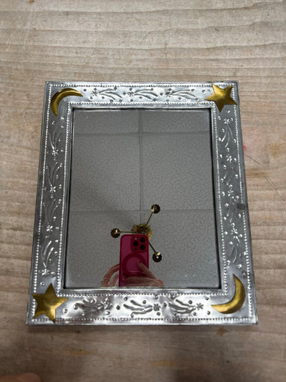 METAL STAR AND MOON MIRROR