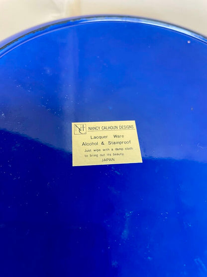 NANCY CALHOUN BLUE ICE BUCKET