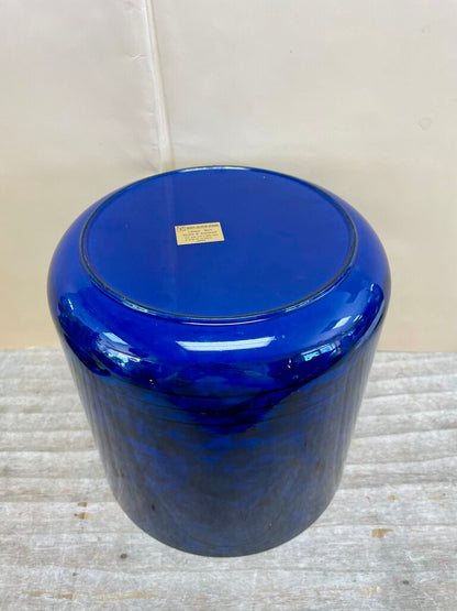 NANCY CALHOUN BLUE ICE BUCKET