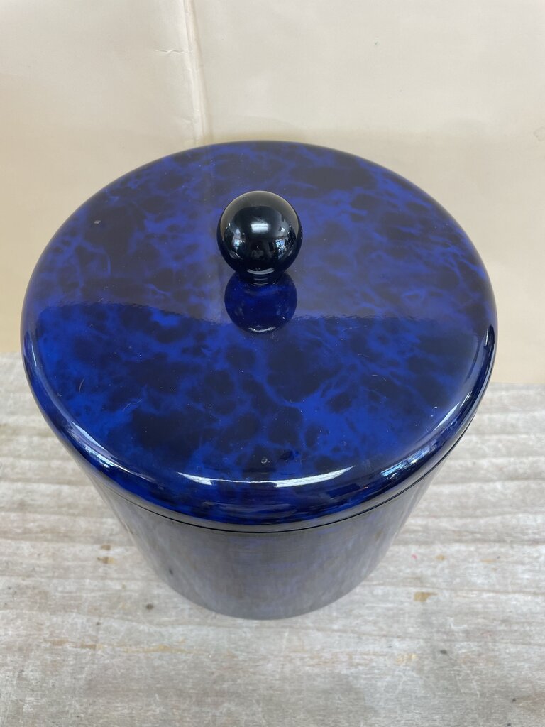 NANCY CALHOUN BLUE ICE BUCKET