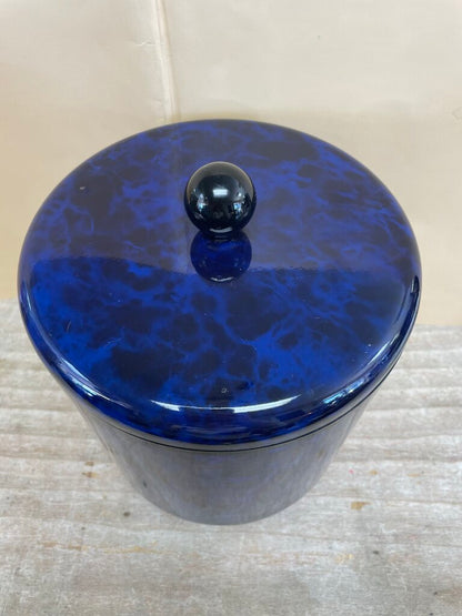 NANCY CALHOUN BLUE ICE BUCKET