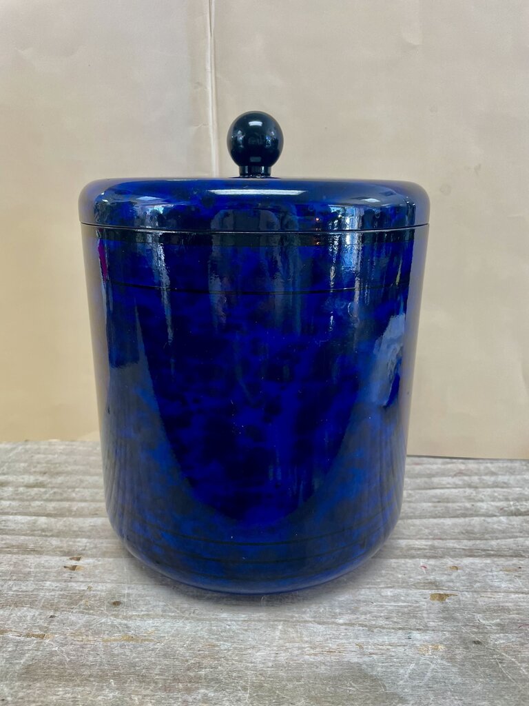 NANCY CALHOUN BLUE ICE BUCKET