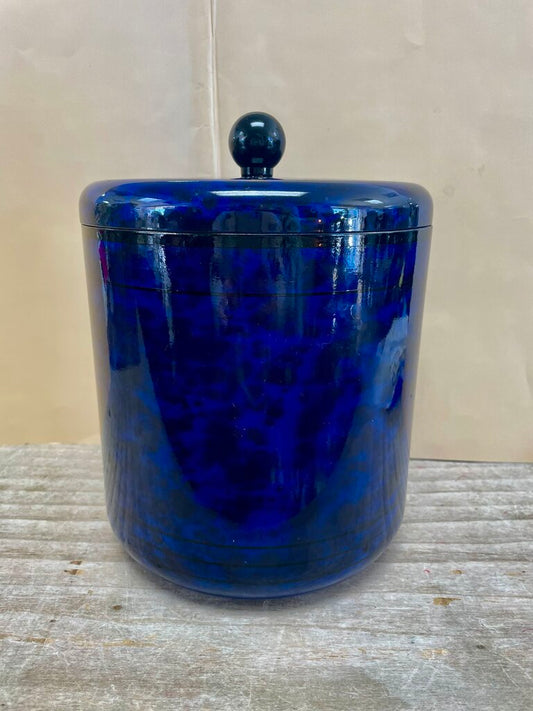 NANCY CALHOUN BLUE ICE BUCKET