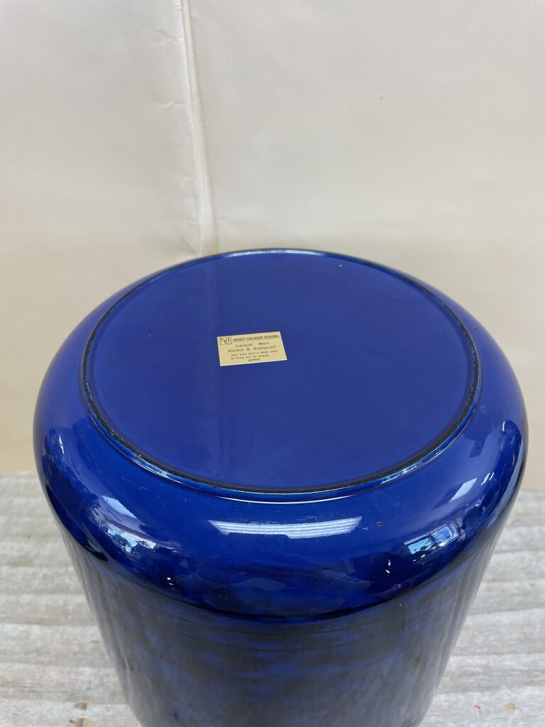 NANCY CALHOUN BLUE ICE BUCKET